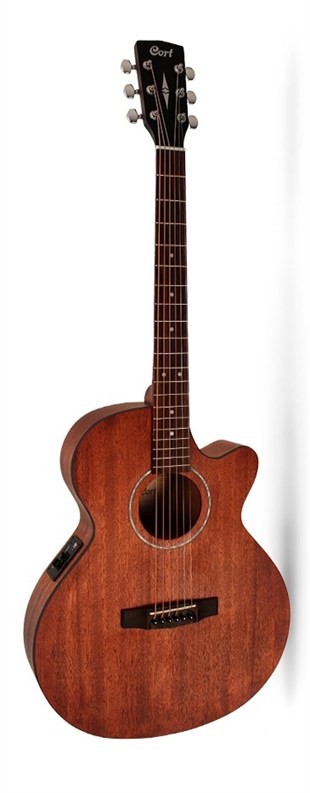 Cort SFX-MEM OP Elektro Akustik Gitar Open Pore Cutaway Ince Kasa