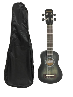 Cremonia AU-H01A-21BK Ukulele 21 Mat Siyah