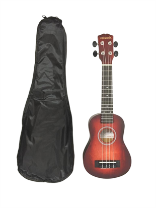 Cremonia AU-H01A-21RD Ukulele 21 Mat Kırmızı