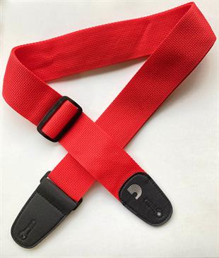 Daddario 50PWS01 Gitar Askısı Dokuma Polypro Special Kırmızı