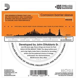 Daddario EJ10 Akustik Gitar Tel Seti