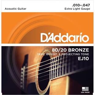 Daddario EJ10 Akustik Gitar Tel Seti