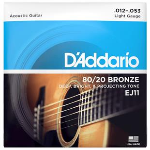Daddario EJ11 Akustik Gitar Tel Seti
