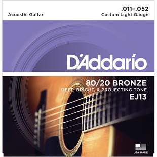 Daddario EJ13 Akustik Gitar Tel Seti