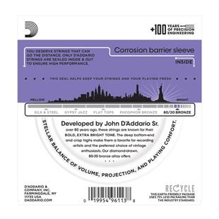 Daddario EJ13 Akustik Gitar Tel Seti