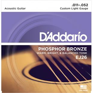 Daddario EJ26 Akustik Gitar Tel Seti