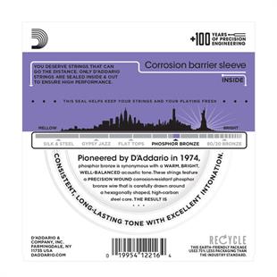 Daddario EJ26 Akustik Gitar Tel Seti