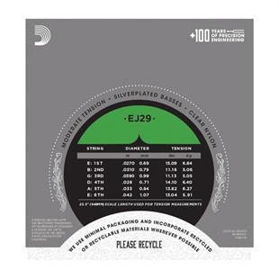 Daddario EJ29 Klasik Gitar Teli 4/4