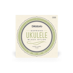 Daddario EJ53S Soprano Ukulele Teli (Black Nylon)