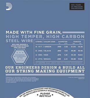 Daddario EPS220 Bas Gitar Teli (40-95)