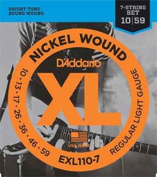 Daddario EXL110-7 Elektro Gitar Teli (10-59)