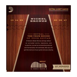 Daddario NB1047 Akustik Gitar Tel Seti
