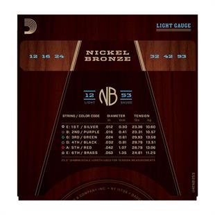 Daddario NB1253 Akustik Gitar Tel Seti