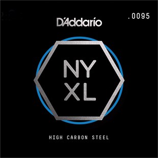 Daddario NYS0095 Elektro ve Akustik Tek Tel E-(mi) Yüksek Karbonlu Çelik