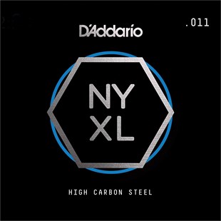 Daddario NYS011 Elektro ve Akustik Tek Tel E-(mi) Yüksek Karbonlu Çelik