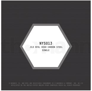 Daddario NYS013 Elektro ve Akustik Tek Tel E-(mi) Yüksek Karbonlu Çelik