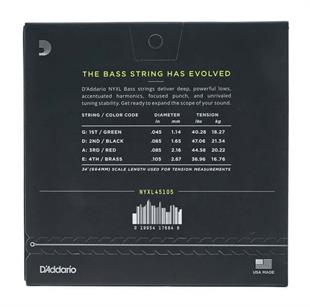 Daddario NYXL45105 Bas Gitar Teli (45-105)