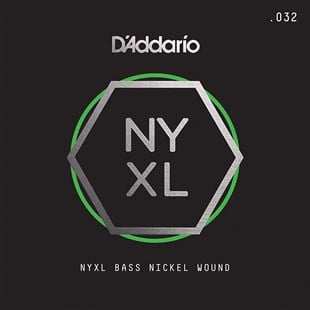 Daddario NYXLB032 Bass Tek Tel Nyxl Serisi Nikel Sarim 0.032
