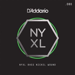 Daddario NYXLB080 Bass Tek Tel Nyxl Serisi Nikel Sarim 0.080