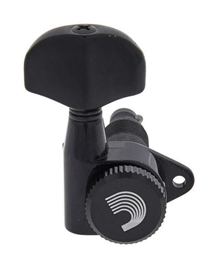 DAddario PWAT332L Auto-Trim Kilitli Akort Burgusu (3+3, Siyah)