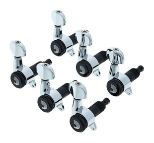 DAddario PWAT6R1 Auto-Trim Kilitli Akort Burgusu Seti (Krom, 6lı)