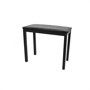 Dante Piyano Taburesi Ahşap Ayaklı Siyah