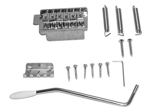Dr. Parts EBR1CR Elektro Gitar Tremolo Köprü + Kol Seti (8 Vida) (Krom)
