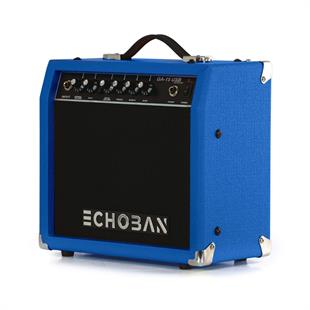 Echoban GA15USB 15 Watt Mavi Gitar Amfisi USB