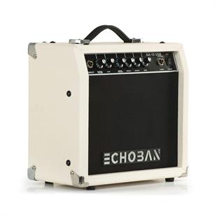 Echoban GA15USB 15 Watt Beyaz Gitar Amfisi USB