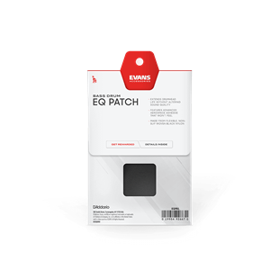 Evans EQPB1 Siyah Plastik Bas Davul Koruyucu 