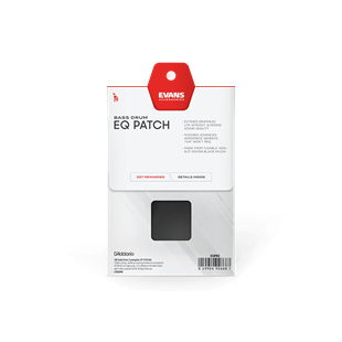 Evans EQPB2 Siyah Plastik Bas Davul Koruyucu 