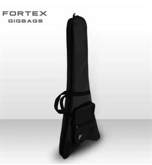 Fortex 300 Serisi V Kasa Elektro Gitar Kılıfı Siyah