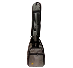 Fortex 450 Serisi Gri Uzun Sap Bağlama Kılıfı – 2 cm Pedli, Tay Tüyü İç Astar, Extra Koruma ve Özel Askı Tasarımı