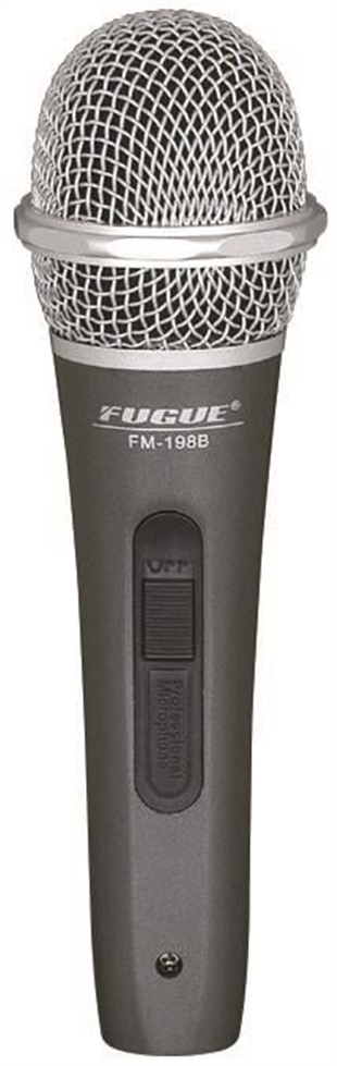 Fugue FM-198B Dinamik Mikrofon (Gümüş Başlıklı)