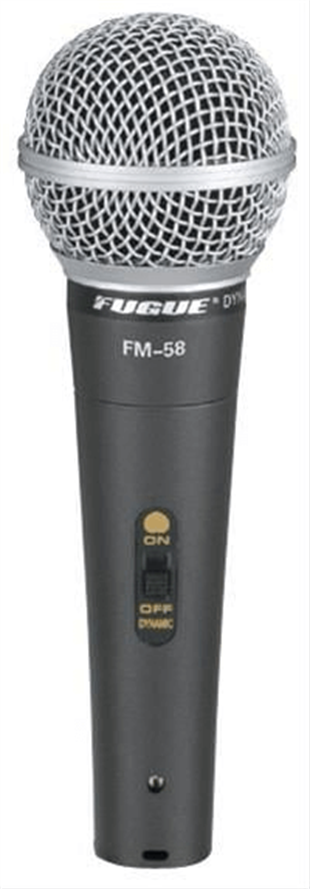 Fugue FM-58 Dinamik Tek Yönlü Kablolu 600 OHM Mikrofon