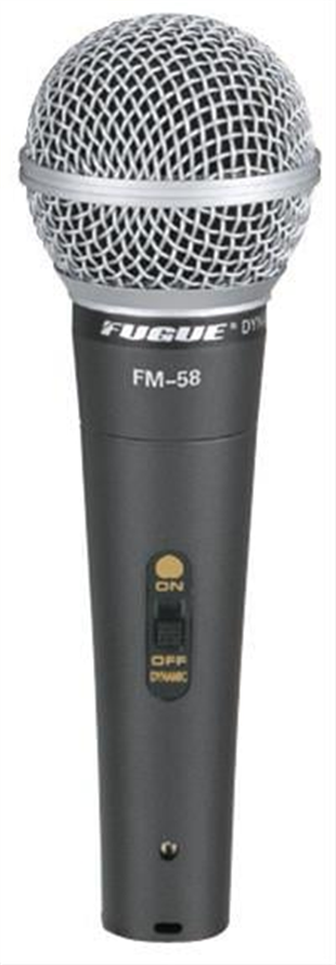 Fugue FM-58 600 Ohm Tek Yönlü Kablolu Dinamik Mikrofon
