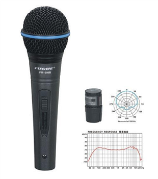 Fugue FM-999B Dinamik Mikrofon (Tek Yönlü, 600 Ohm)