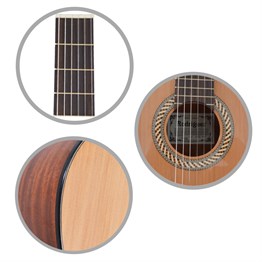 Rodriguez RC578MN Klasik Gitar 7/8 Gül