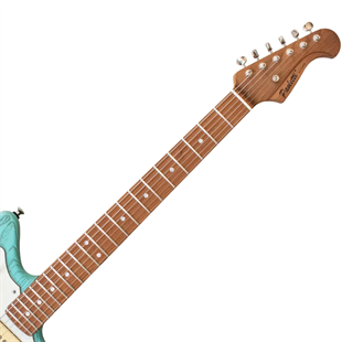 Paoletti 112 Lounge HP90 Sixties Elektro Gitar 115 Surfgreen (Hardcase Dahil)