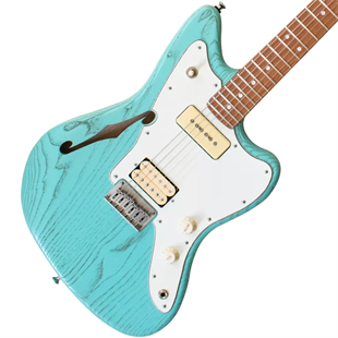 Paoletti 112 Lounge HP90 Sixties Elektro Gitar 115 Surfgreen (Hardcase Dahil)