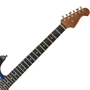 Paoletti Alfa Loft HSS Elektro Gitar 430 Heavy Deep Blue Nickel (Hardcase Dahil)