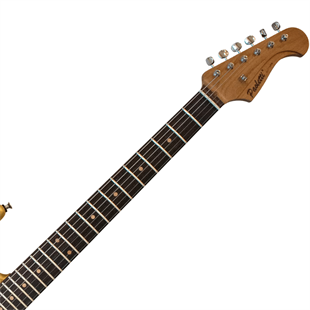 Paoletti Alfa Loft SSS Elektro Gitar 135 TrueGold No Pickguard (Hardcase Dahil)
