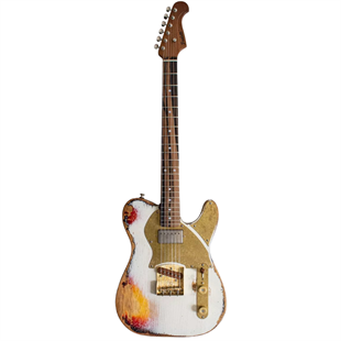 Paoletti Nancy Loft SH Elektro Gitar 410 Heavy White (Hardcase Dahil)