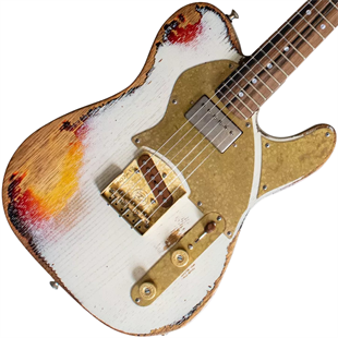 Paoletti Nancy Loft SH Elektro Gitar 410 Heavy White (Hardcase Dahil)