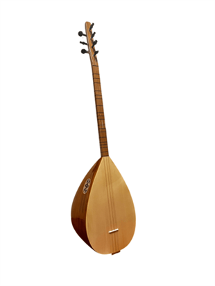 RHN N1 Serisi Kısa Sap Parlak Bağlama Başlangıç Seti (Bağlama + Nota Sehpası + Kılıf + Tezene + Yedek Tel + Kablo)