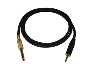 RHN R-35SGM15 3,5 mm Canon Stereo – 6,3 mm Gold Mono Jak 1,5 Metre AUX Ses Kablosu