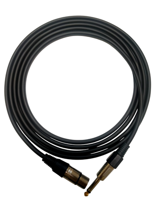 RHN R-CJXLRD3 6,3 mm Canon Mono Jak–XLR Dişi 3 Metre Enstrüman Kablosu
