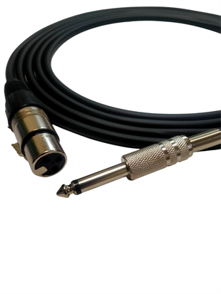 Rhn R-SJXLRD6 6,3 mm Mono/XLR Dişi 6 Metre Enstrüman Kablosu