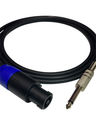 RHN SPJK05 Speakon–6,3 mm Mono Jak 5 Metre Pasif Hoparlör ve Amfi Kablosu