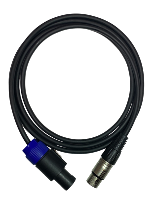 RHN SPXF05 Speakon–XLR Dişi 5 Metre Pasif Hoparlör ve Amfi Kablosu